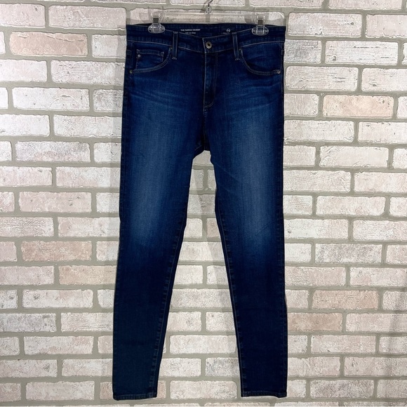 Ag The Farrah High Rise Skinny Jeans in Dark Wash Size 29 - Picture 4 of 11